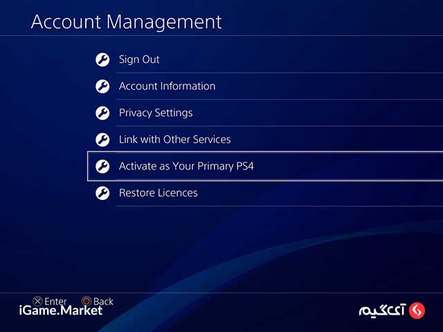 مراحل برطرف کردن قفل بازی در PS4