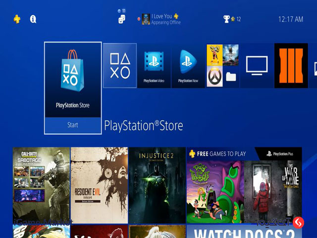 گزینه PlayStation Store