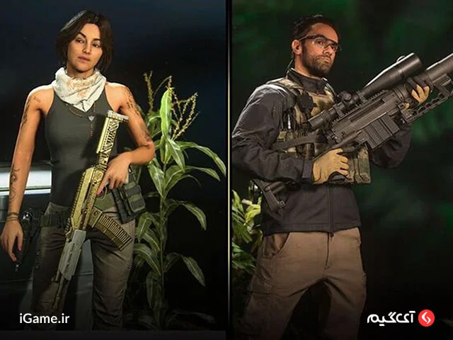 الخاندرو وارگاس و والریا گارزا در بازی وارزون موبایل