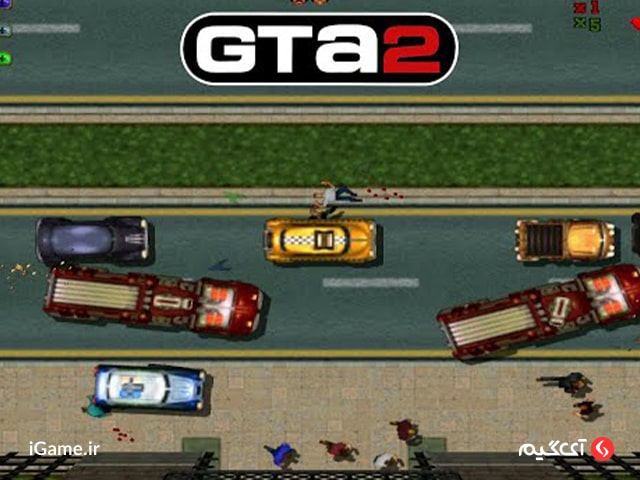 محیط بازی Grand Theft Auto 2