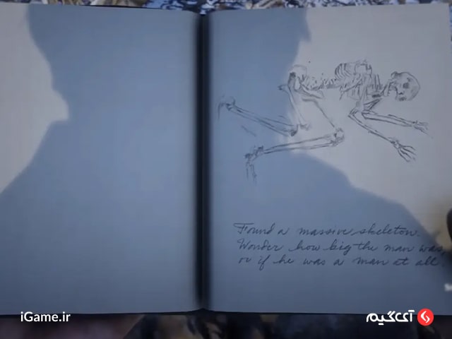 نوشته ای درباره اسکلت بیگ فوت در رد دد