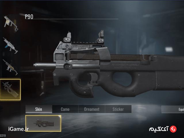 p90 بهترین اسلحه smg بازی بلاد استرایک