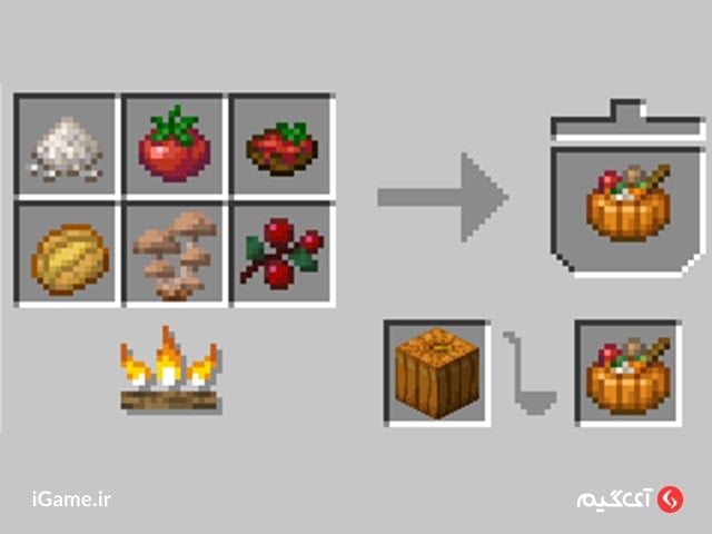 ماد Abnormal’s Delight برای خوراکی های ماینکرافت