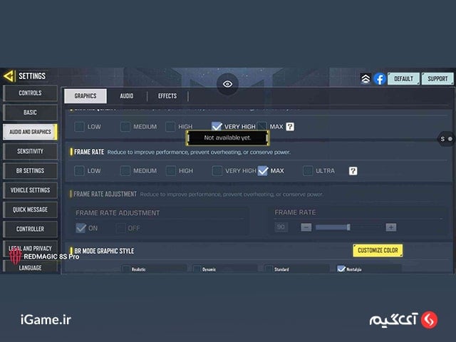 بهترین تنظیمات گرافیک کالاف دیوتی موبایل