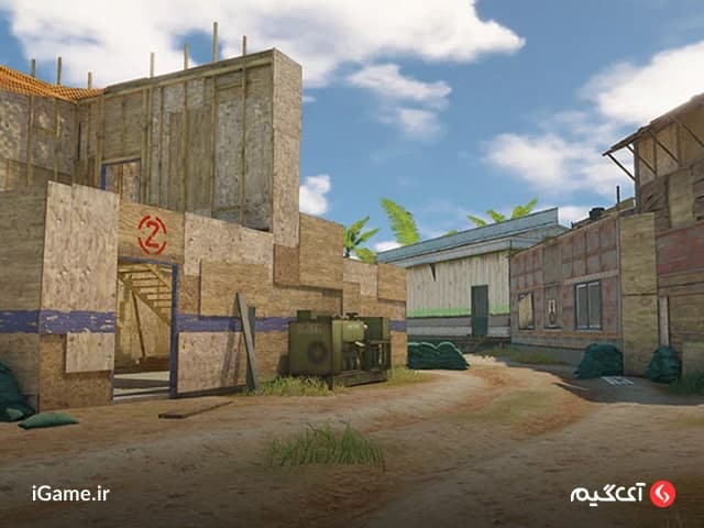 محل فایرینگ رینج در مرکز نقشه Blackout کالاف موبایل