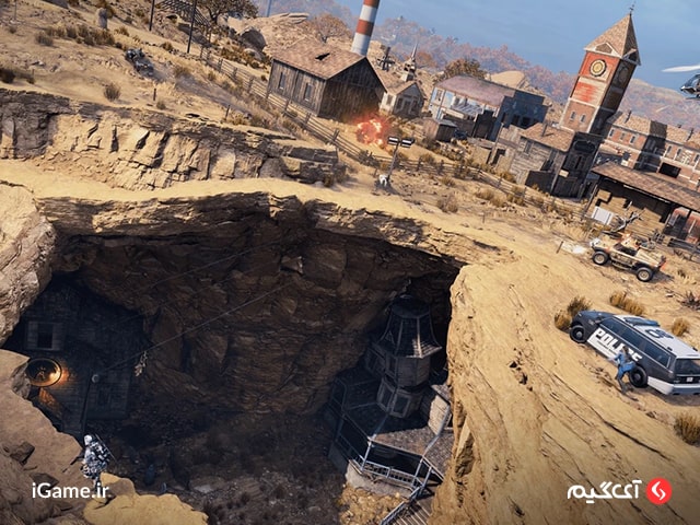 محل Ghost Town در کالاف دیوتی موبایل