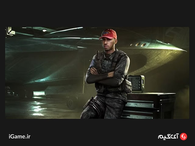 شخصیت Lewis Hamilton در بازی کالاف دیوتی