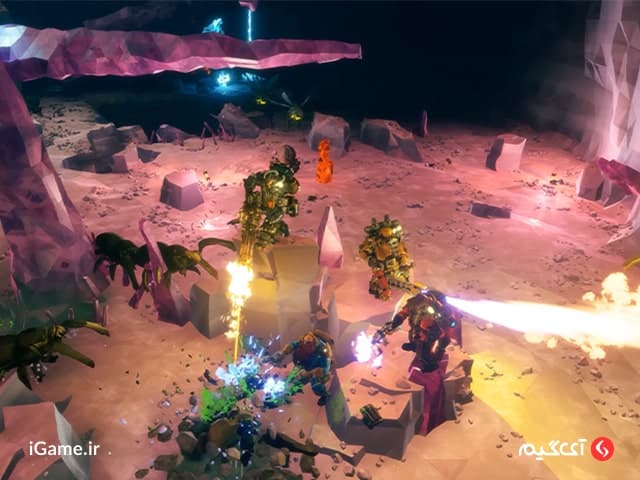 محیط بازی Deep Rock Galactic