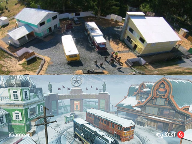 مپ Nuketown Russia با الهام از منطقه چرنوبیل در اوکراین