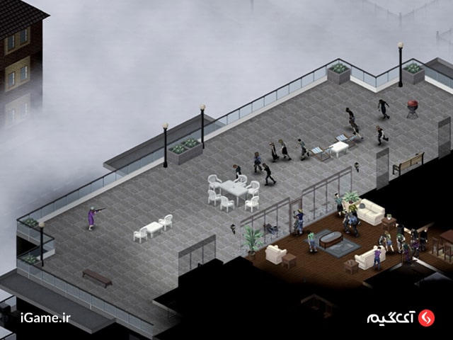 فضای بازی Project Zomboid