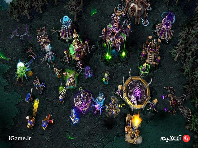محیط جذاب بازی Warcraft III