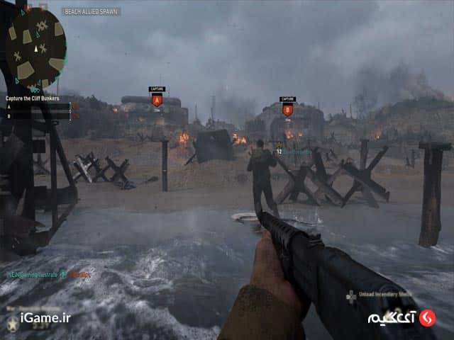 محیط بازی Call of Duty: WWII
