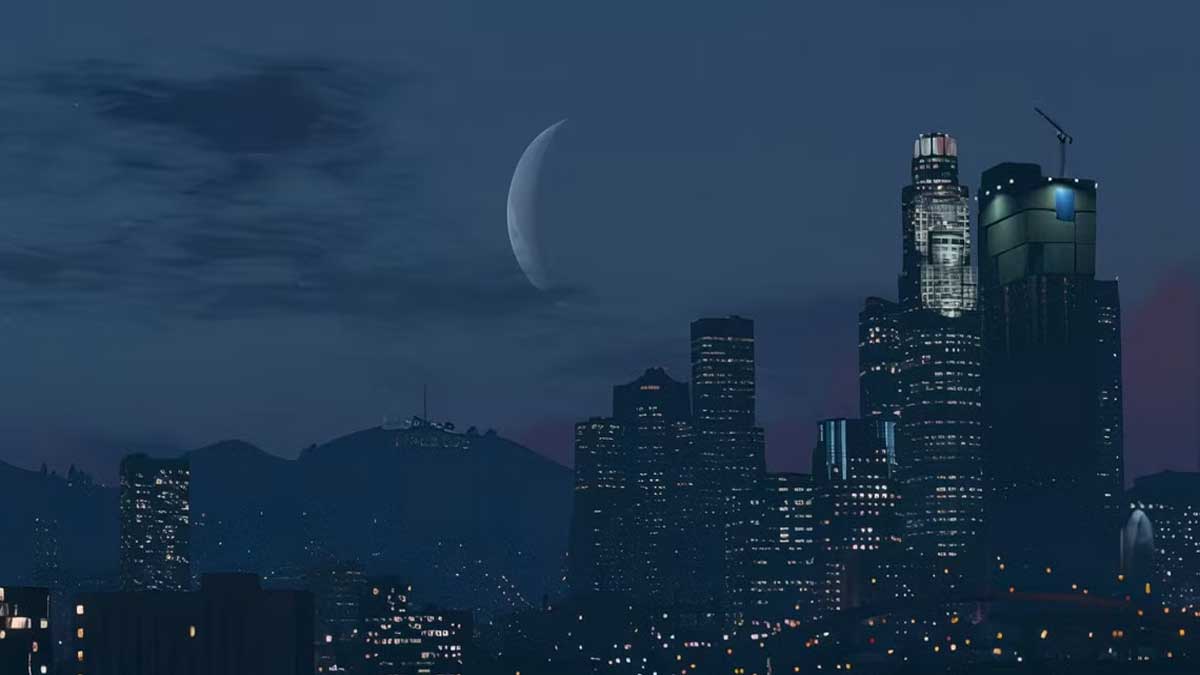 ناپدید شدن ناگهانی ماه در GTA Online بازیکنان را شگفت‌زده کرد