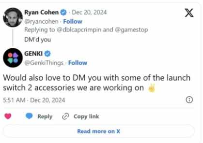 پاسخ توییت مدیرعامل GameStop