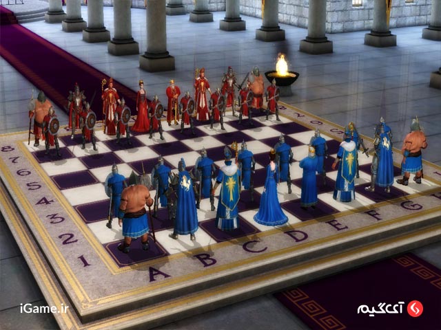 نمای سه بعدی و جذاب بازی Battle Chess: Game of Kings