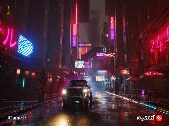 گرافیک خیره کننده Cyberpunk 2077 در PC