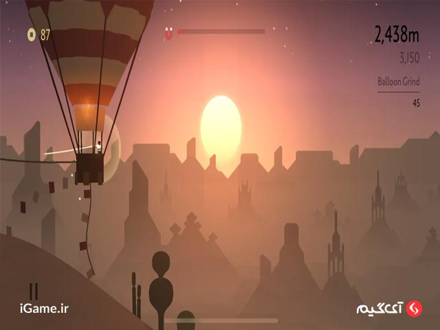 محیط جذاب بازی Alto's Odyssey