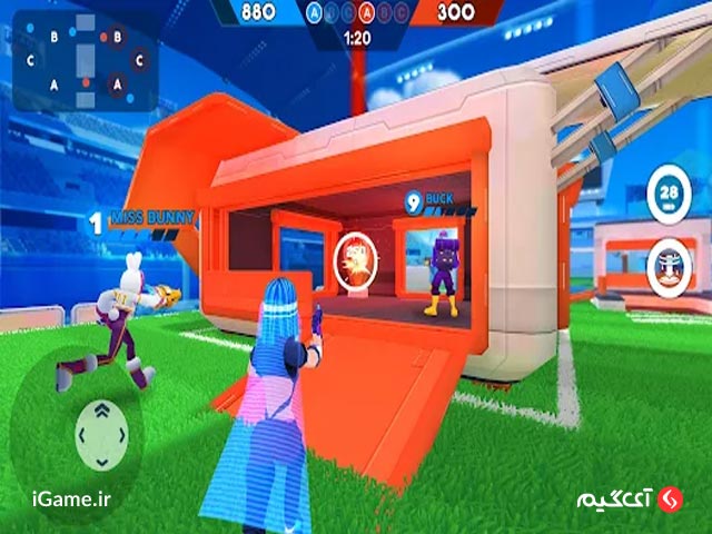محیط بازی FRAG Pro Shooter