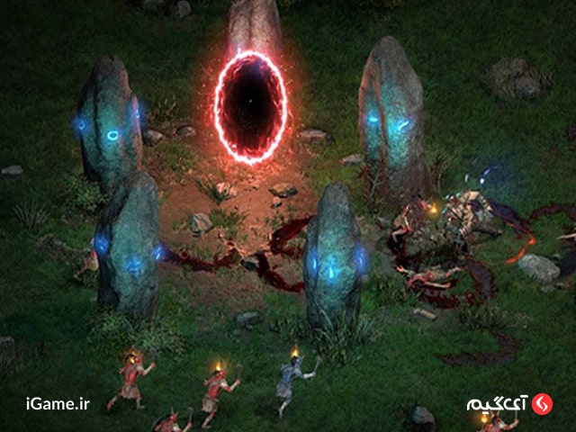 محیط درون بازی diablo