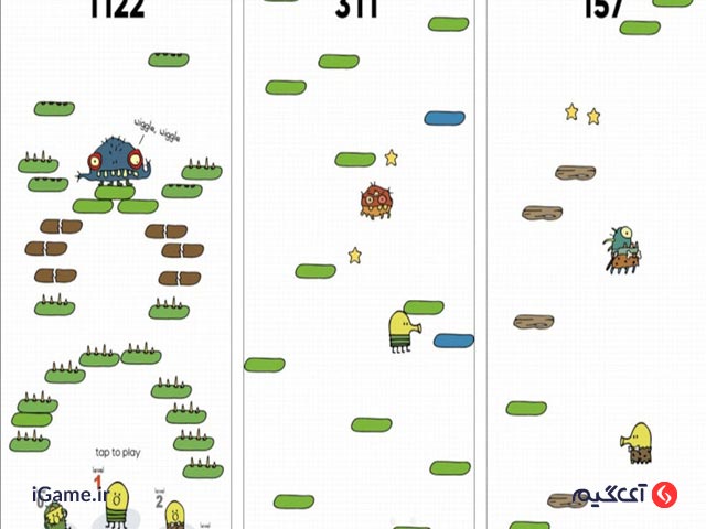 Doodle Jump اعتیادآورترین بازی آرکید android
