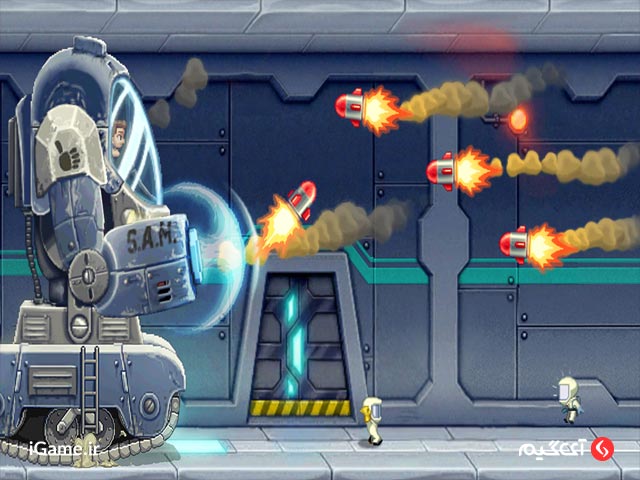 محیط دوبعدی بازی آرکید Jetpack Joyride