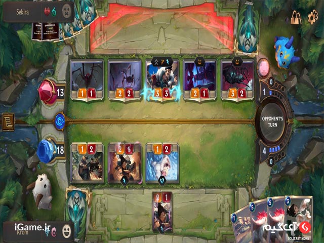 محیط بازی کارتی Legends of Runeterra