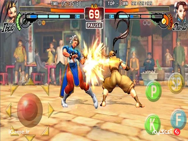 محیط چذاب بازی Street Fighter IV Champion Edition