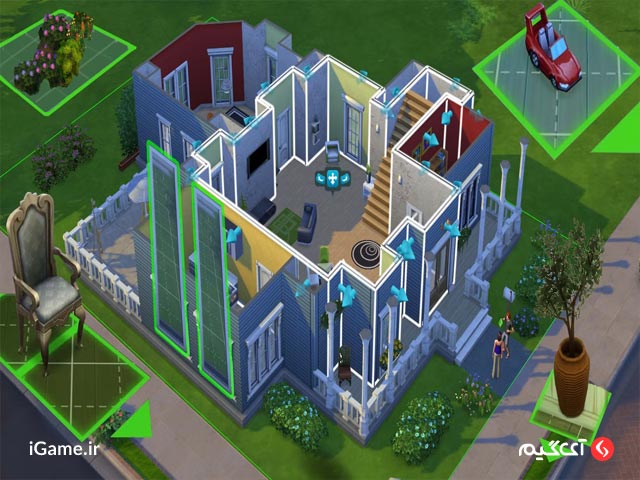 محیط جذاب بازی The Sims 4