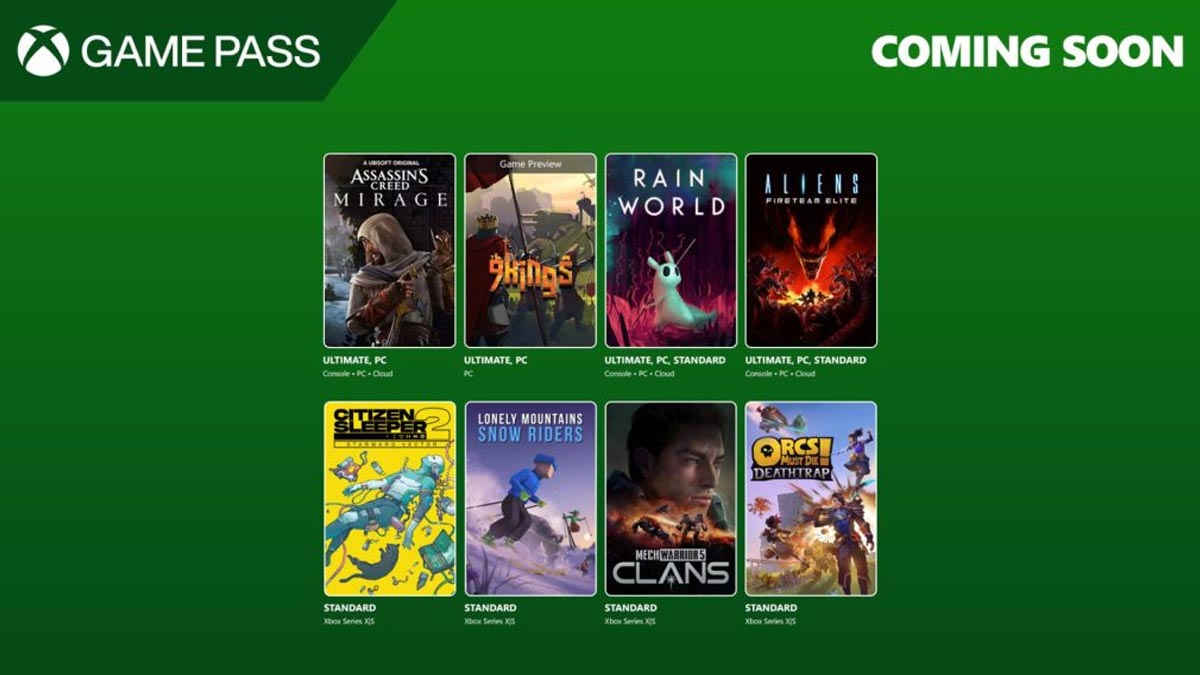 اولین موج بازی‌های جدید Game Pass در آگوست اعلام شد!
