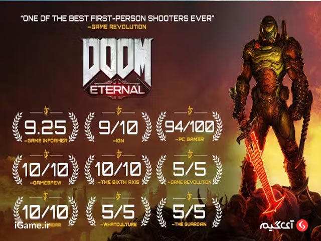 DOOM Eternal یکی از بهترین بازی های تفنگی ایکس باکس