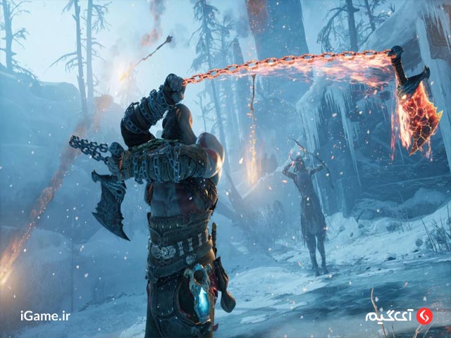 گرافیک جذاب بازی God of War Ragnarök در کنسول ps5