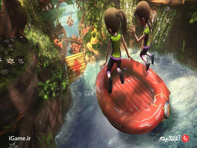 محیط جذاب بازی Kinect Adventures!
