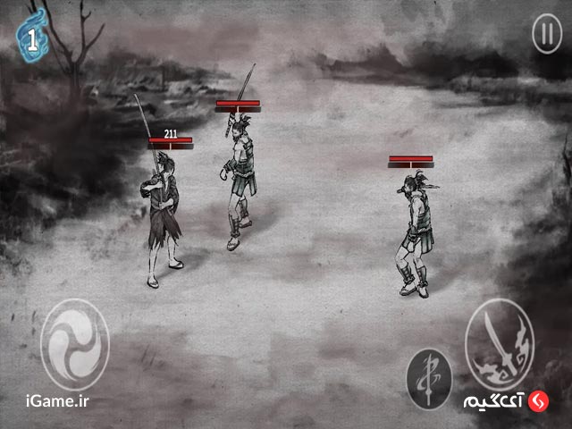 محیطجذاب بازی Ronin در گوشی اندروید