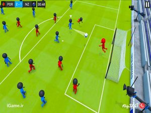 محیط جذاب بازی Stickman Soccer 3D