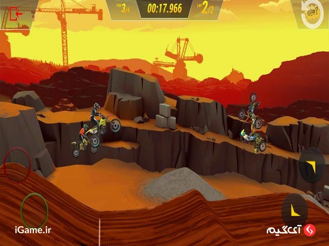 محیط چذاب بازی موتور سواری Mad Skills Motocross 3 در اندروید
