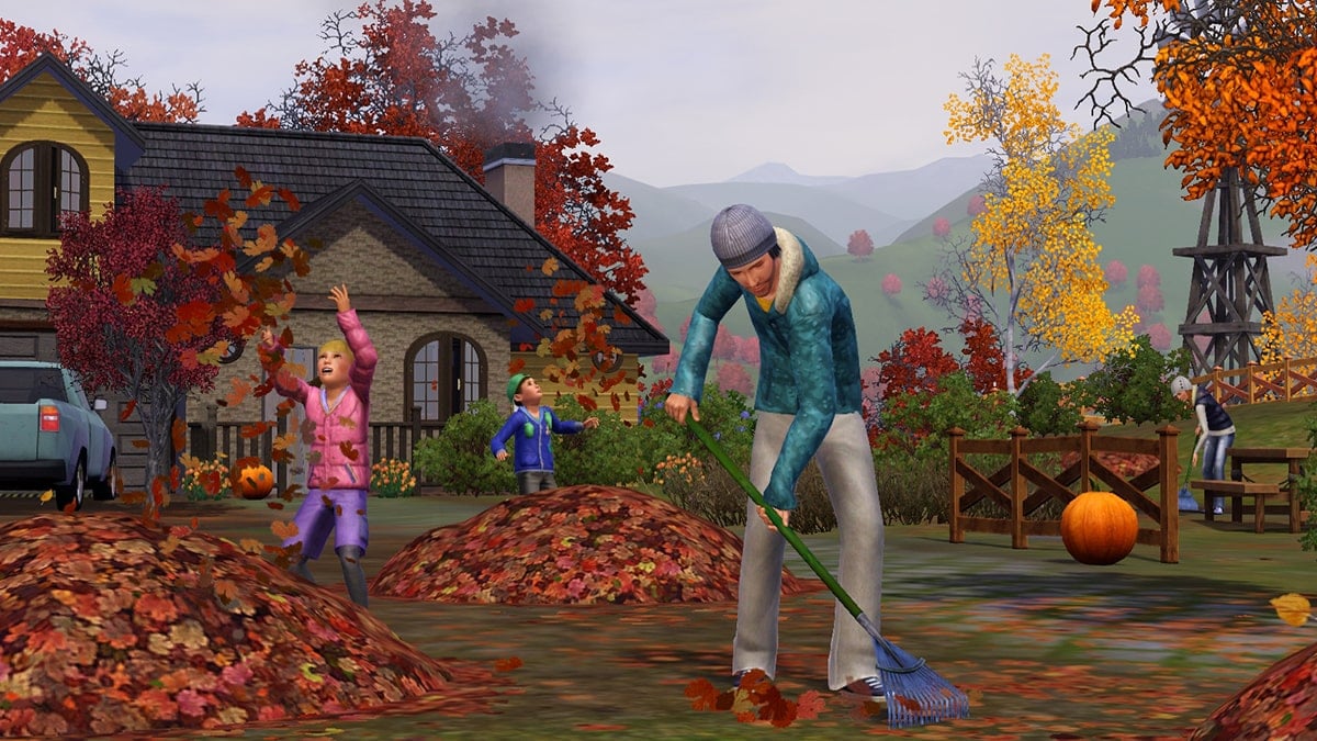 فصل پاییز در بازی سیمز