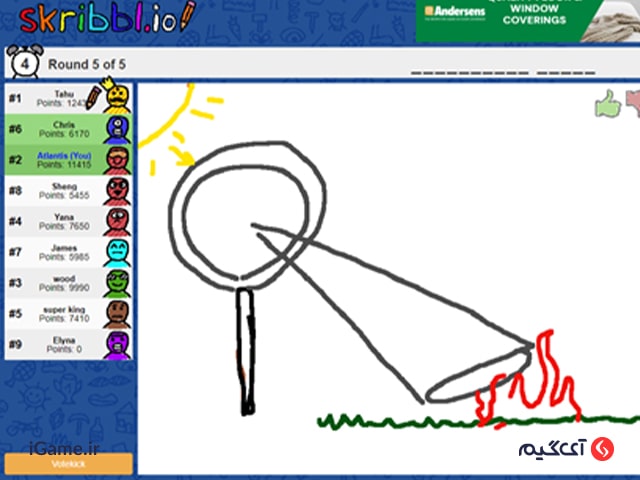 بازی Skribbl