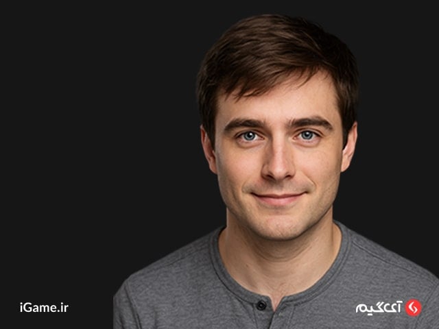 3- پروفایل با پیراهن خاکستری