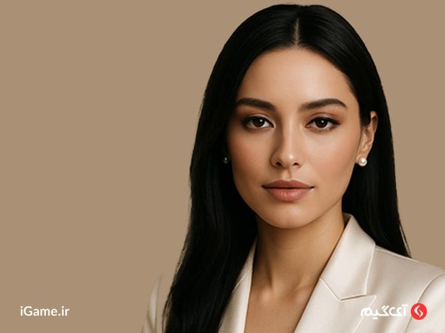 پروفایل با بلیر ساتن سفید