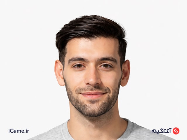 تولید عکس با زمینه سفید برای آقایان با هوش مصنوعی
