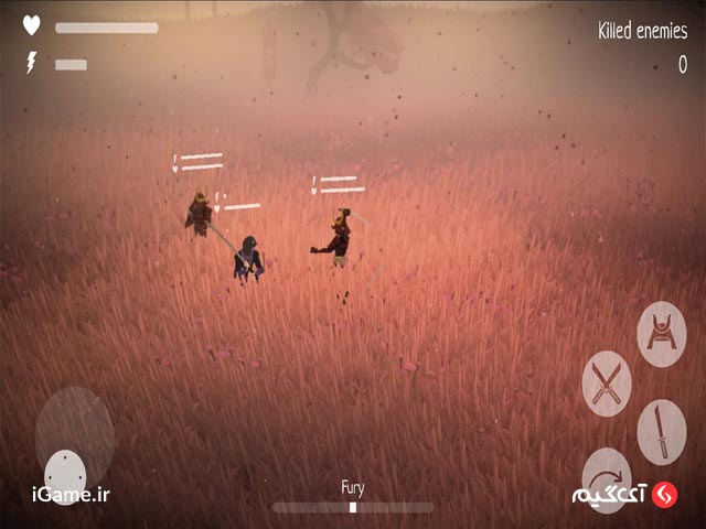 محیط بازی سامورایی Glory Ages - Samurais در اندروید