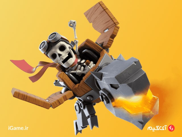 dragon rider در بازی کلش