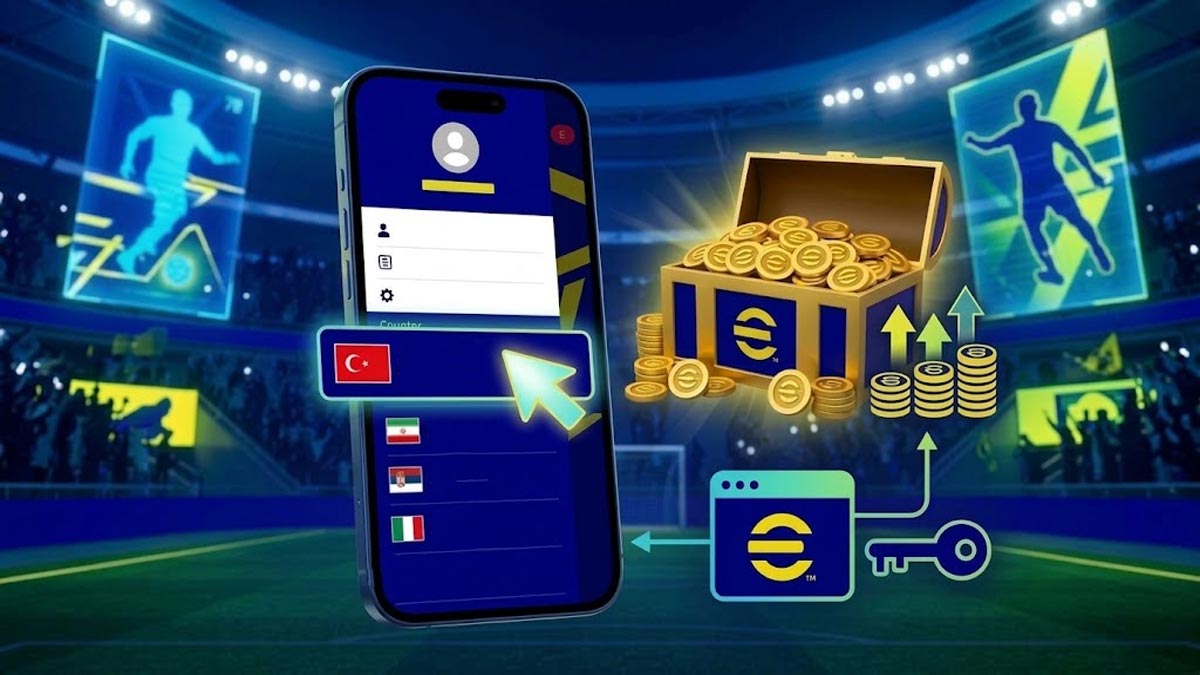 آموزش تغییر ریجن در ای فوتبال (آپدیت جدید + نکات مهم)