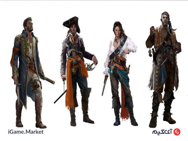 شخصیتهای بازی Skull and bones