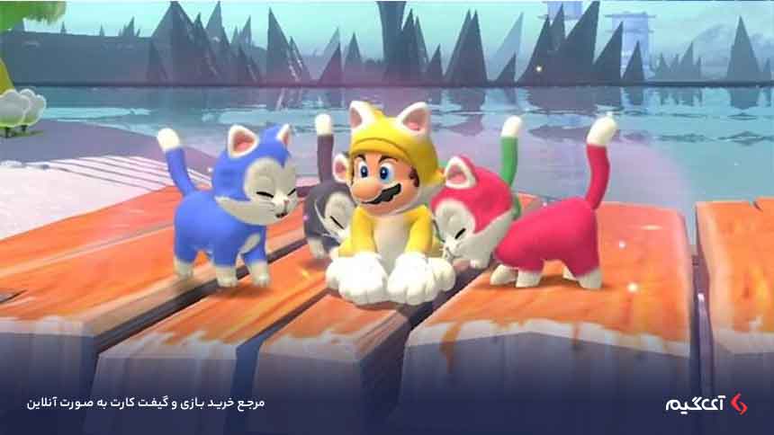 خرید بازی Super Mario 3D World + Bowser's Fury داستان بازی سوپر ماریو تریدی ورلد + بوزرز فیوری