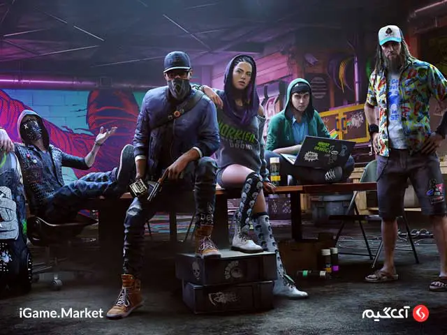 خرید بازی Watch Dogs 2 تصویری از قهرمانان جدید بازی Watch Dogs 2