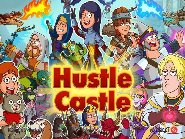 بازی هاستل کستل با نام کامل ""Hustle castle : Fantasy Kingdom