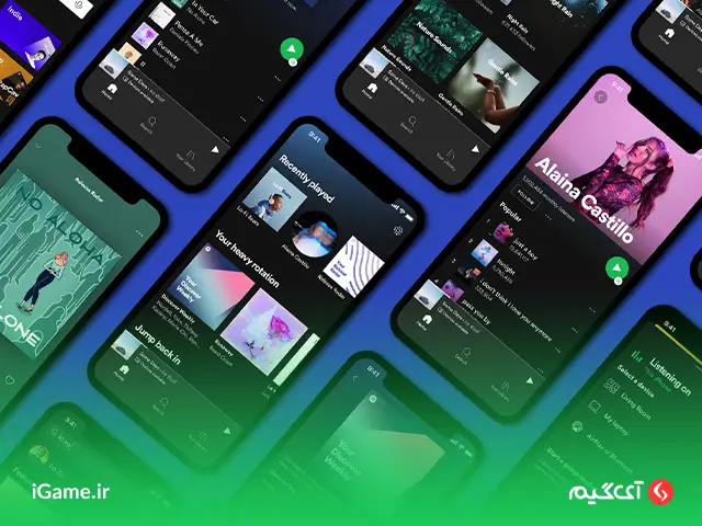 اسپاتیفای یک سرویس پخش موسیقی دیجیتال است.