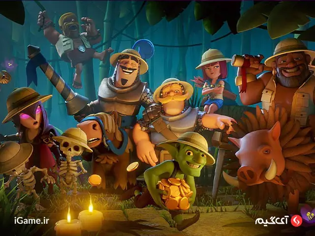 Clash Royale : 500 Gem clash royal: مبارزه میان پادشاه آبی و قرمز